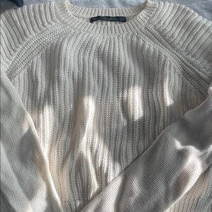 Zara Cream Knit Sweater